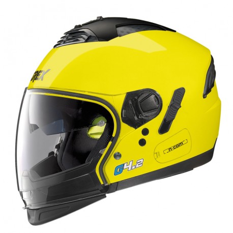 Moto helma Grex G4.2 PRO Kinetic N-Com Led Yellow 6