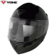 Moto helma Yohe 938 Double Visor Černá