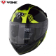 Moto helma Yohe 938 Double Visor Černá/Fluo