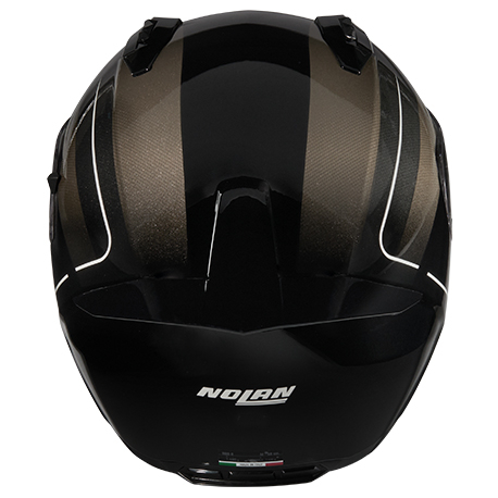 Moto helma Nolan N60-6 Ermetico Nobile Nero/ Pietra Glossy Finish