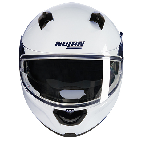 Moto helma Nolan N60-6 Classico Bianco Metal Finish