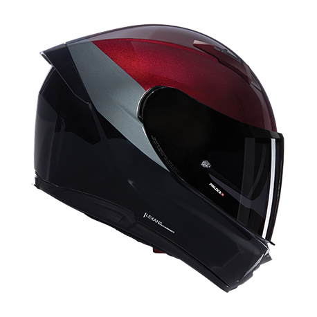 Moto helma Nolan N60-6 Verniciatura Speciale Nero/Verde Impulso/Grigio Glossy Finish