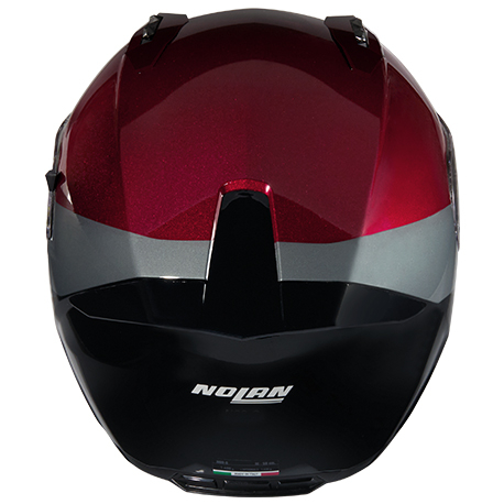Moto helma Nolan N60-6 Verniciatura Speciale Nero/Verde Impulso/Grigio Glossy Finish