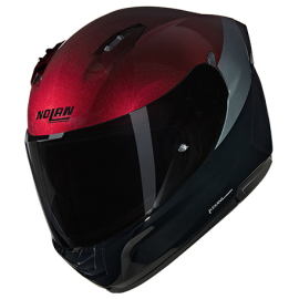 Moto helma Nolan N60-6 Verniciatura Speciale Nero/Verde Impulso/Grigio Glossy Finish