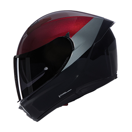 Moto helma Nolan N60-6 Verniciatura Speciale Nero/Verde Impulso/Grigio Glossy Finish