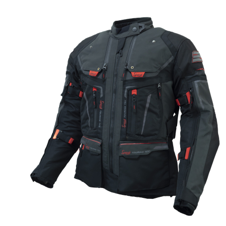 Dámská textilní moto bunda SPARK NEVADA LADY, red