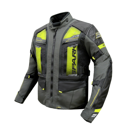 Pánská textilní moto bunda SPARK TRAILMASTER, fluo